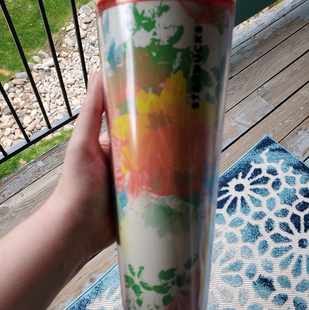 Floral Starbucks Rumbler